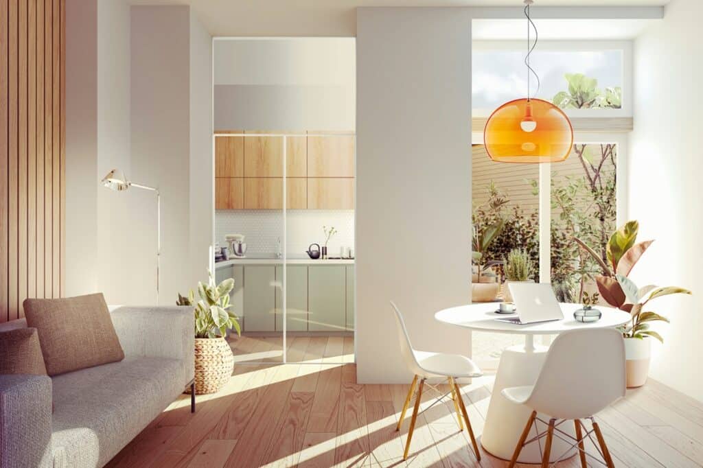 contemporary living room