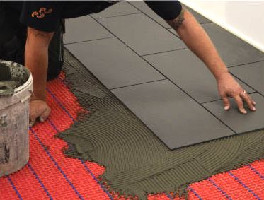 Dcm Pro Heated Floor Decoupling Mat System For Tiles Warmup