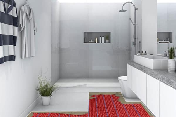 Underfloor Heating in Showers