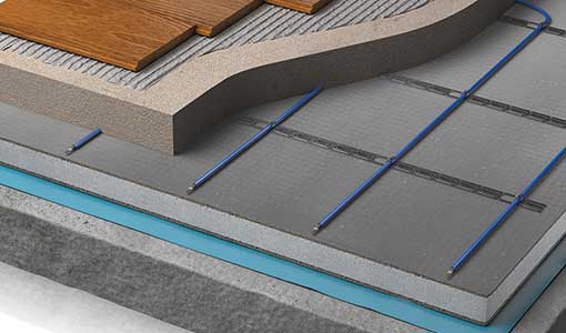 underfloor heating inscreed cable system