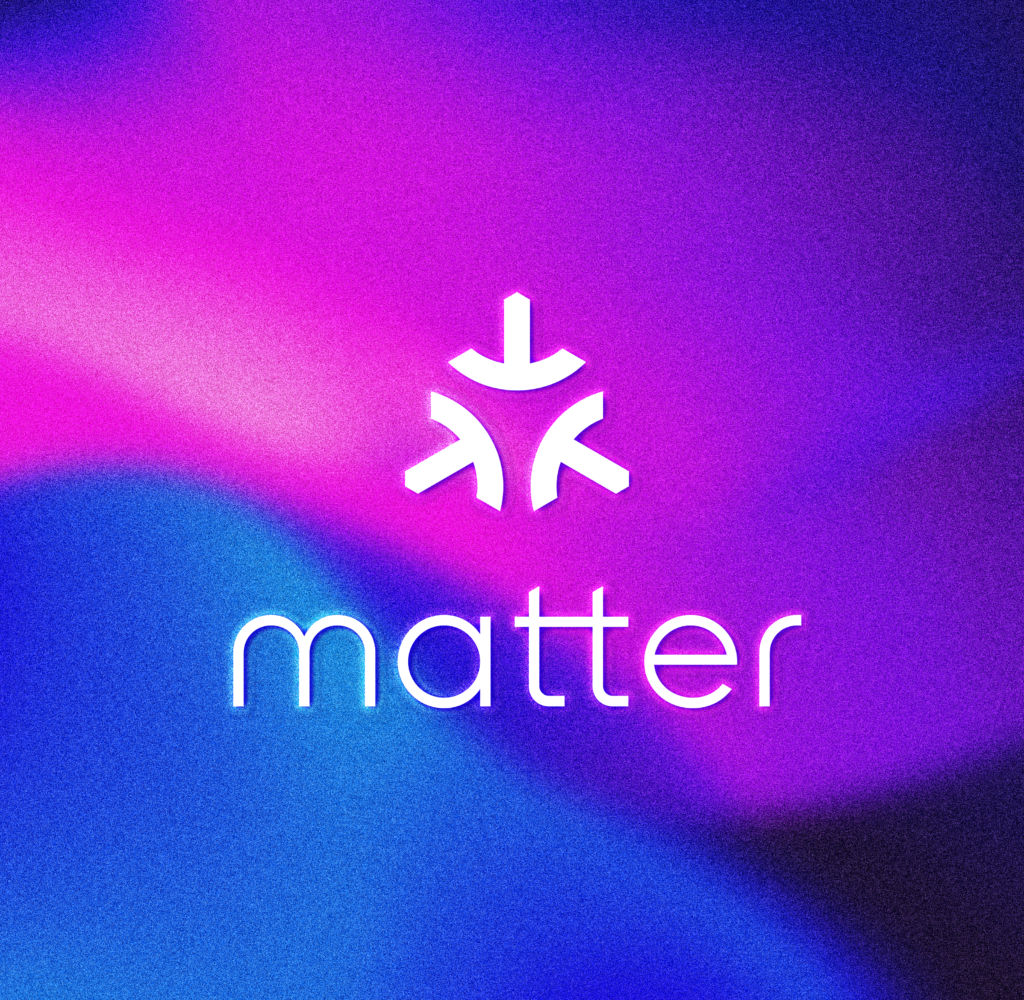 Matter logo abstract background e1754303768218