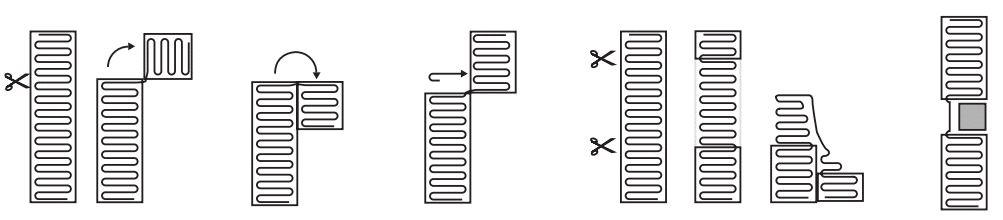 Cutting Heating Mats During Installation