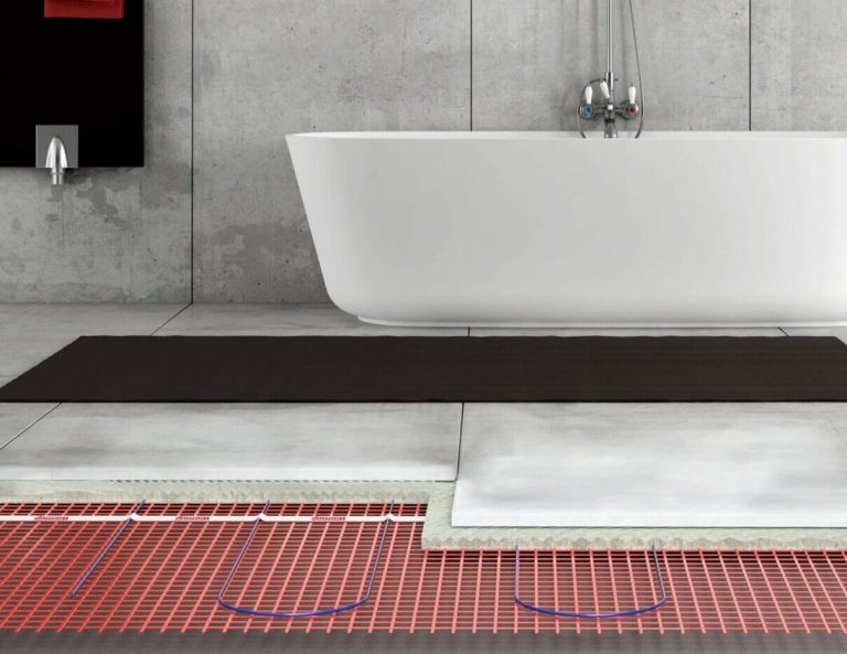 floor mat bathroom scaled-Underfloor heating system troubleshooting guide with step-by-step solutions.