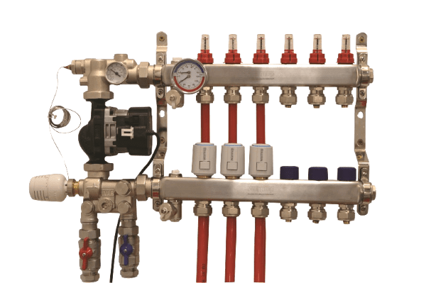 Underfloor Heating Manifold | Actuator & Mixing Unit | Warmup three way wiring diagrams 