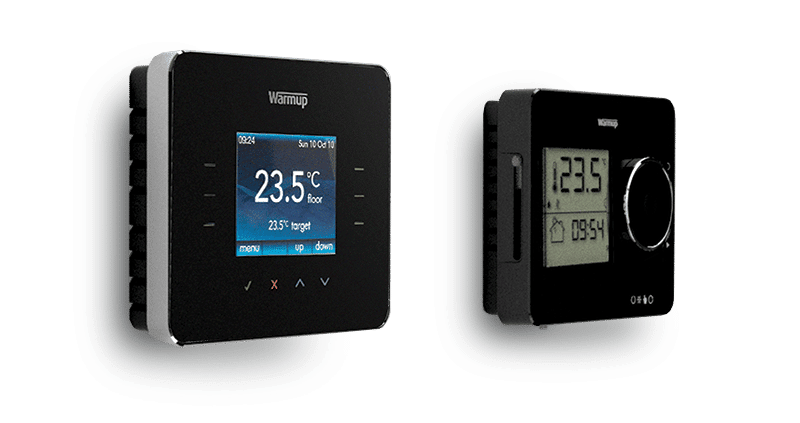 Warmup 3iE And Tempo Programmable Digital Thermostats